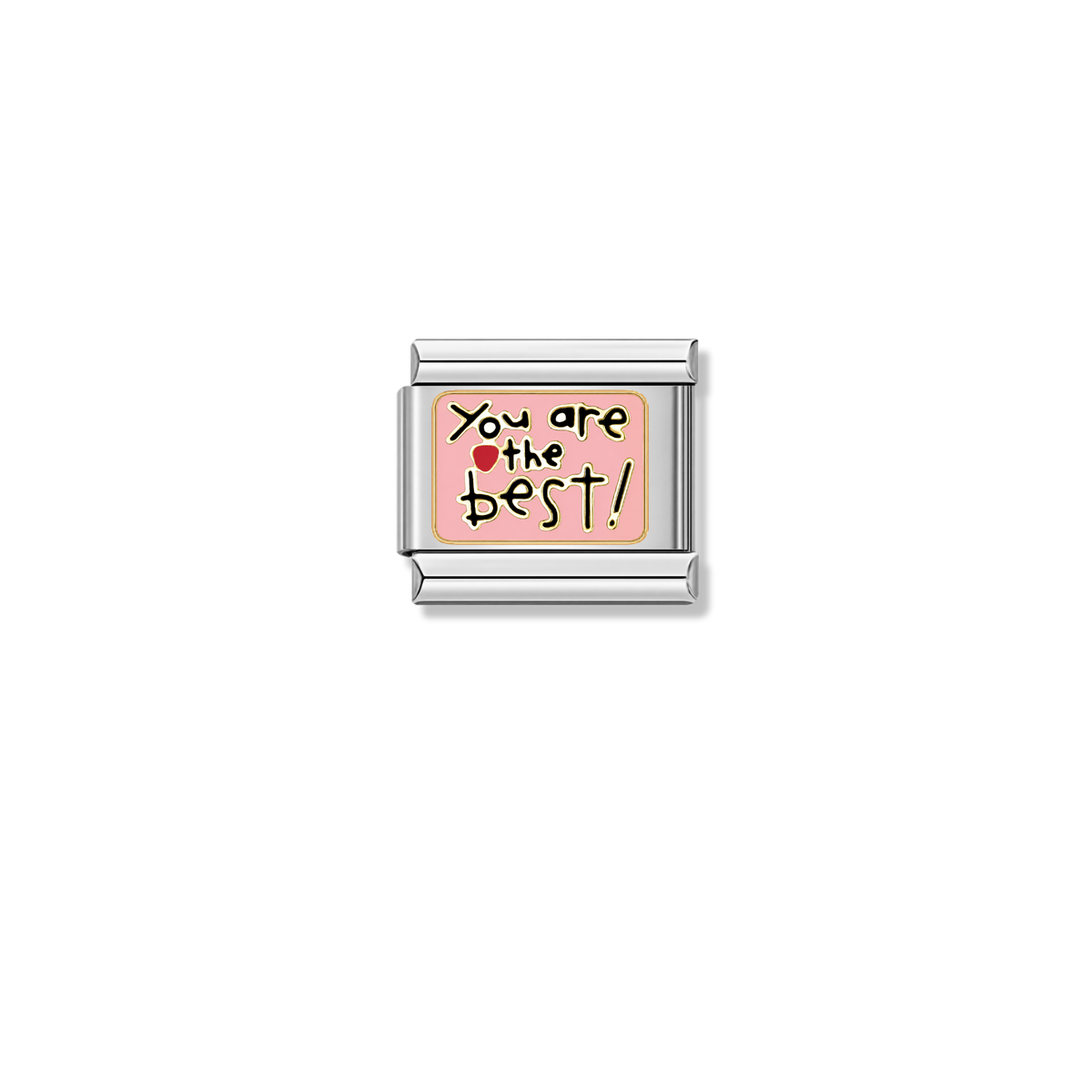 You are the Best – silver Italian charm by Italycharm