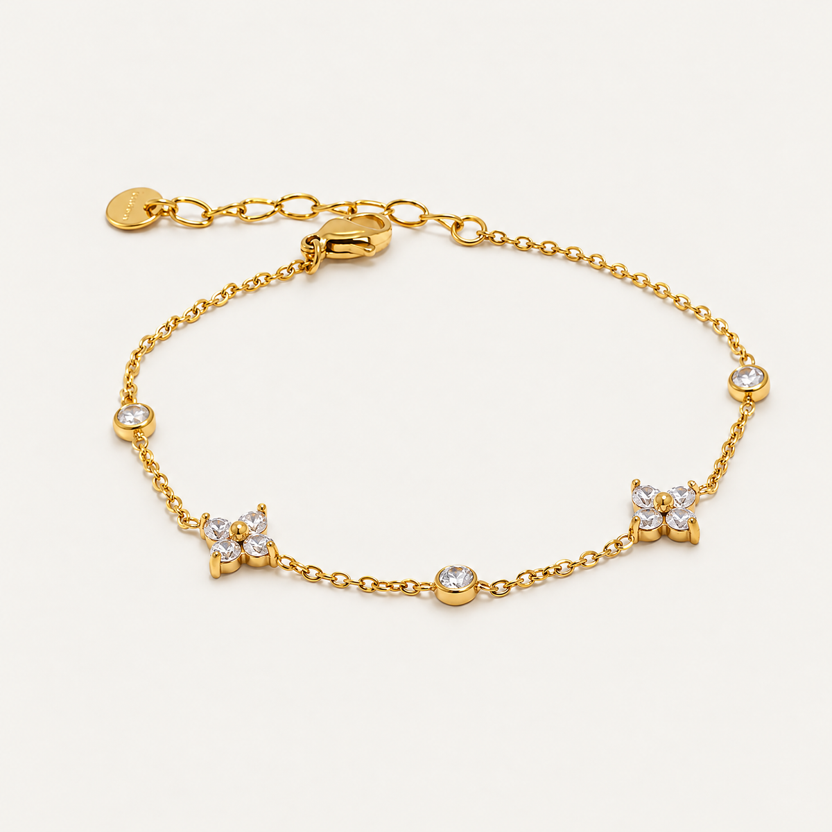 Wildflower Pavé Station Bracelet