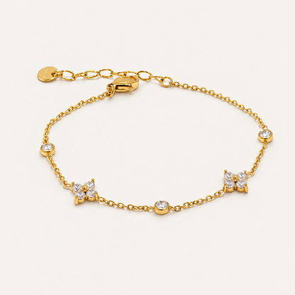 Wildflower Pavé Station Bracelet