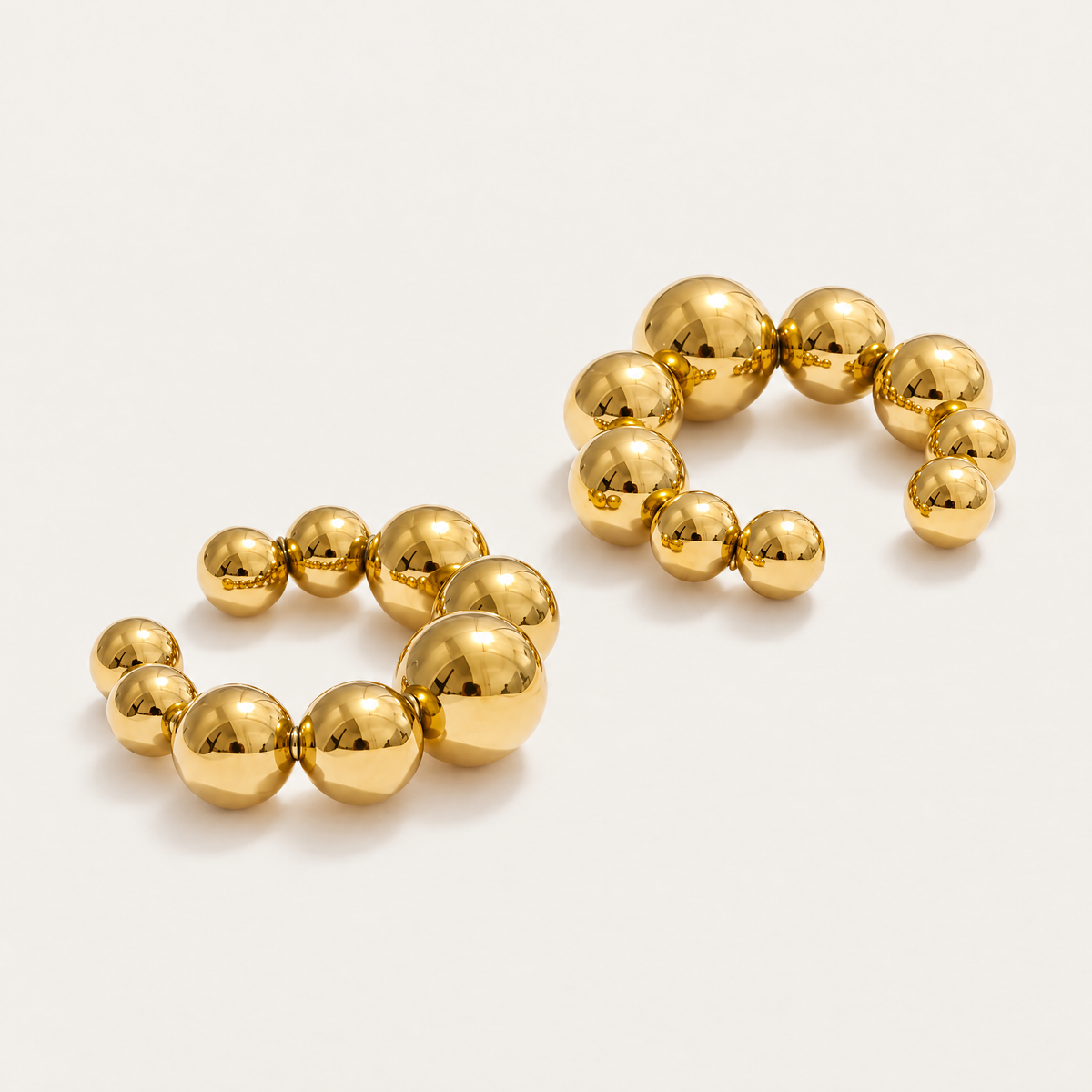 Bubble Beaded Ear Cuff
