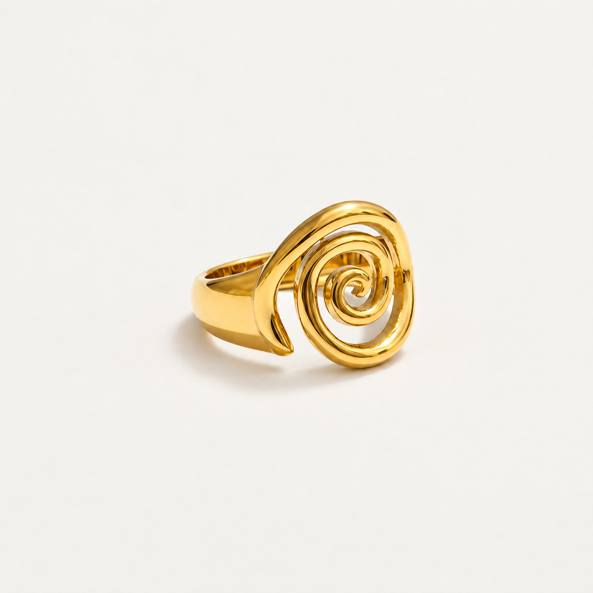 Seashell Spiral Ring