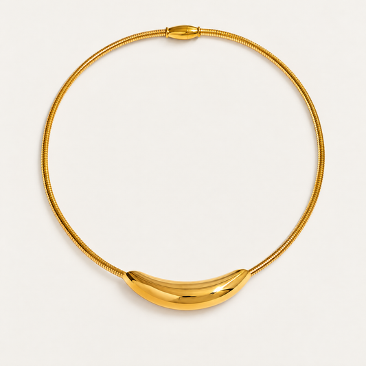 Sculpt Bar Collar Necklace