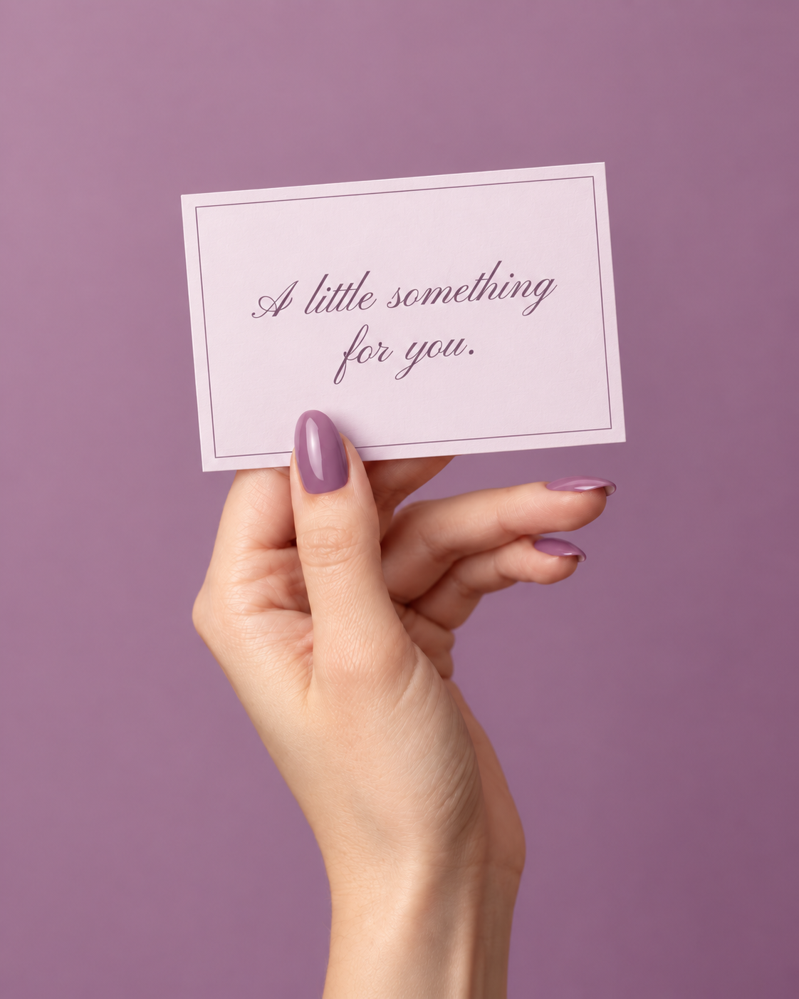 A Little Something - Gift Note Card
