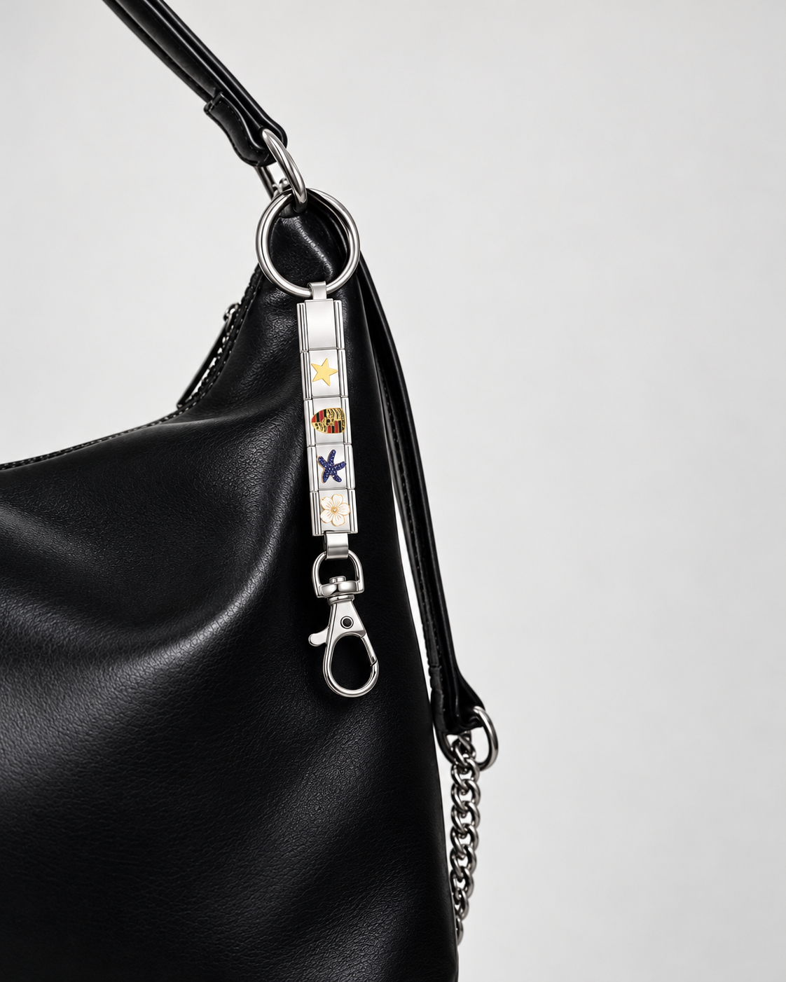 Italycharm Keychain - Silver